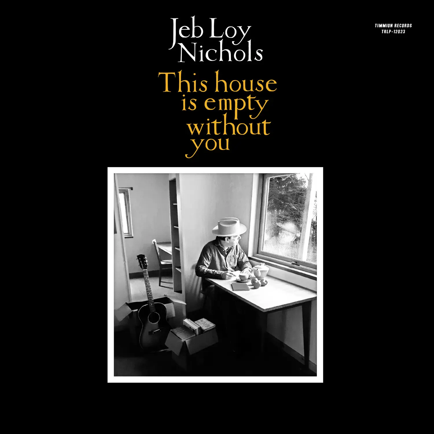 Jeb Loy Nichols & Cold Diamond & Mink - This House Is Empty Without You English R&B Band LP (Long Play) Yellow Colored Vinyl Record [Timmion Records], Wyoming-Born Troubadour