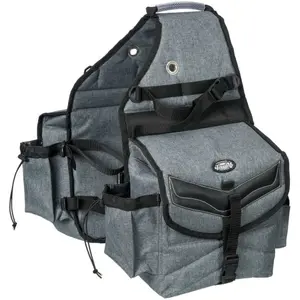 Insulated Saddle Bag w/ Pockets Grey