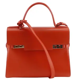 Pre-owned delvaux Calfskin Shoulder Bags Tempête GM Calf 2way Bag