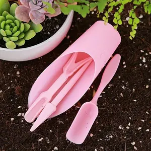 Plastic Durable Bucket Shovel, Potted Cultivation Cylinder, Meat Plant Soil Shovel, Garden Tools, Mini Garden Planting Tools Set, Succulent Plant Planting Tool