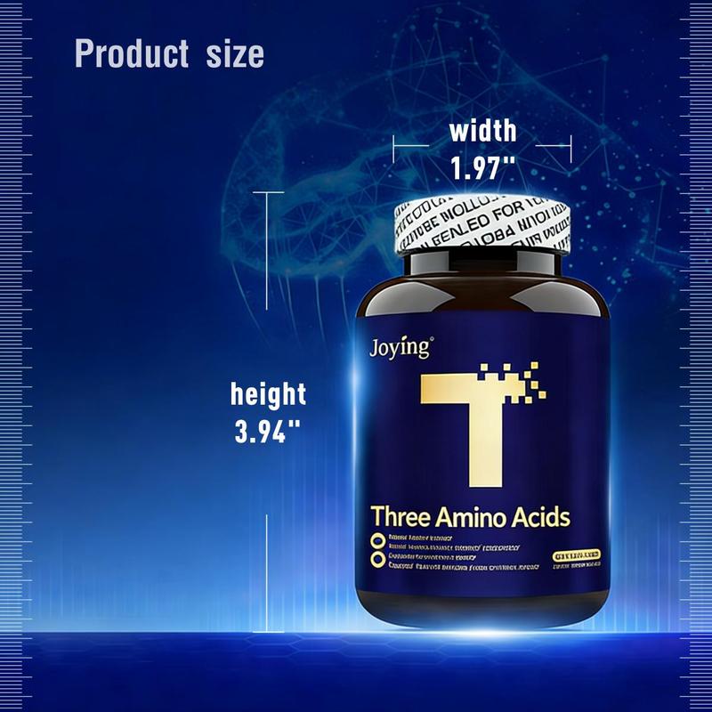 JOYUNG Vitality Formula 1200mg 3-Amino Acid Complex L-Arginine L-Citrulline L-Glutamine Energy Stamina Focus Vegan Boost 60 Count