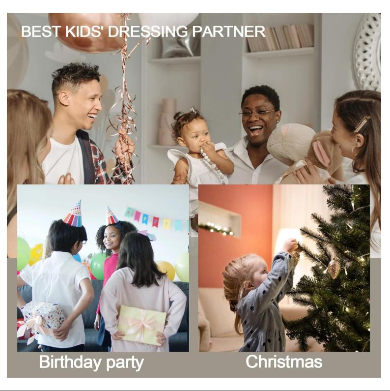 Allstarry 72pcs 3 pack Children Nails Press on Pre-glue Full Cover Kids French Tip Press on Nails Short False Nail Kits Lovely Gift for Children Little Girls Nail Art Decoration - Romantic French