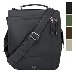 Rothco Canvas M-51 Engineers Field Tool Bag - Durable Heavyweight Cotton Canvas, Multiple Pockets, Adjustable Shoulder Straps, Top Handle Bag for Business Travel, School, Adjustable Straps