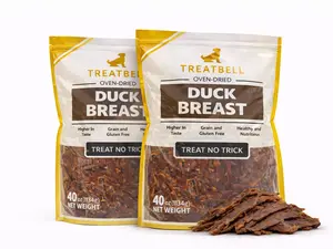 2 Pack of 2.5 LB Duck Jerky Dog Treats | Low-Fat, Hypoallergenic, Training Treats, Training snacks & Meal Topper  Lean Muscle Chewy