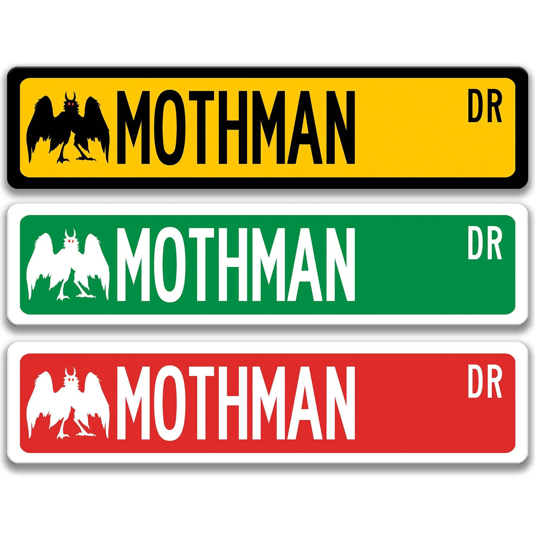 Mothman Silhouette Sign