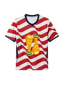2026 World Cup tailgates just hit DIFFERENT! Rock this trophy jersey and cheer loud at stadium nights, backyard watch parties, and every match-day hangout! Top Casual