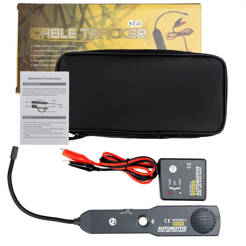 em415Pro Digital Automotive Scan Tool, Digital Car Circuit Scanner for 42V Cars & New Generation Vehicles, Open-Short Circuit Finder, Wire Tracing Flexible Probe, No Wire Piercing Required