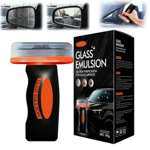 Auto Windshield Oil Film Remover Streak-Free Glass Cleaner Essential Car Care for Clear Vision & Safe Driving,Car Hack
