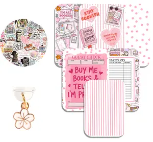 Kindle Accessory Bundle with 6 Inserts, 1 Dust Plug & 20 Stickers