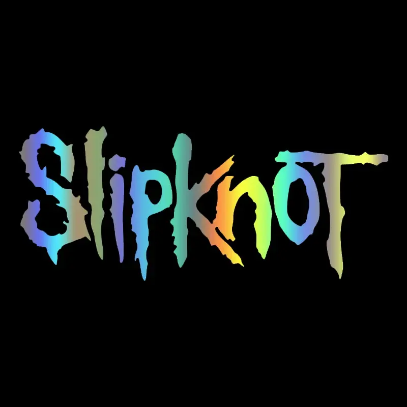 Car Stickers for Slipknot Word Motorcycle Decorative Accessories Creative Waterproof and Sunscreen Vinyl Decal,15CM*6CM