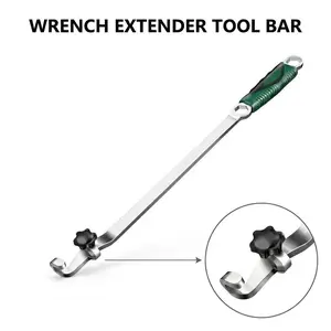 Force Lever Torque Multiplier Socket Wrench Extension Bar - Detent Quick Release, Adjustable Leverage Heavy-Duty Hand Tool for Auto Tire Repair, Ideal for Car Maintenance & Home DIY Use,Chrome Vanadium Steel (CR-V) quality hardware llave  