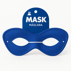 Royal Blue Superhero Domino Mask
