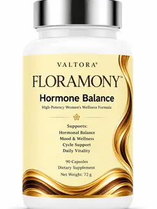 FloraMony Hormone Balance Supplement for Women with Inositol Vitex DIM Ashwagandha Crunchable Tablets for Hormonal Balance and Natural Organic Health Herbal Wellness Blend Edible Healthcare