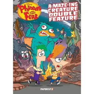 Phineas and Ferb's A-Maze-Ing Creature Double Feature -- The Disney Comics Group - Paperback