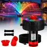 1HP 750W Drive Efficient Submersible Water Pump for Fountain, 15,000 GPH Flow, Stainless Steel Body, 100ft Power Cord, Large Float, Parabolic Column, Multi-Nozzle, 22ft Spray Circle, Plug-In Pond Aerator