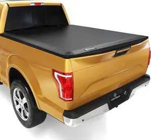 Styleside 5.5 ft Bed Soft Quad Fold Truck Bed Tonneau Cover Compatible with 2015-2025 Ford F150 F-150