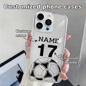 Phone Case - Customized Phone Case with Custom Name And Number Iphone 17 16 15 14 13 12  360-Degree All-Round Phone Case, Personalized Phone Cases, Christmas Gifts, Football Fans Gift, Boyfriends/ Girlfriends