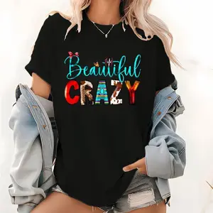 Country Graphic Tee, Music Festival Shirt, Song shirt, Beautiful Crazy Shirt, Country Music Shirt, Country Girl Shirt, Womens Shirt