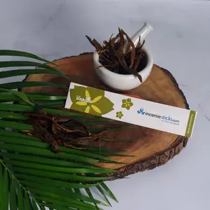 Vanilla Incense Sticks 8" 10 Sticks Scented Perfume Aroma Fragrance Natural Vanilla Nostalgia Comfort Delight