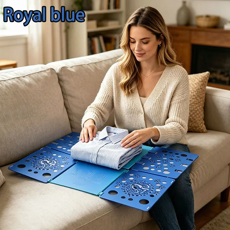1pc Multifunctional Folding Board, Lazy Person's Folding Board, Quick Clothes Organization Saves Time, Durable Plastic, Efficient Clothes Organization Tool, Foldable for Easy Storage and Carrying, Shirt Folding Board, Suitable for Home and Travel Use