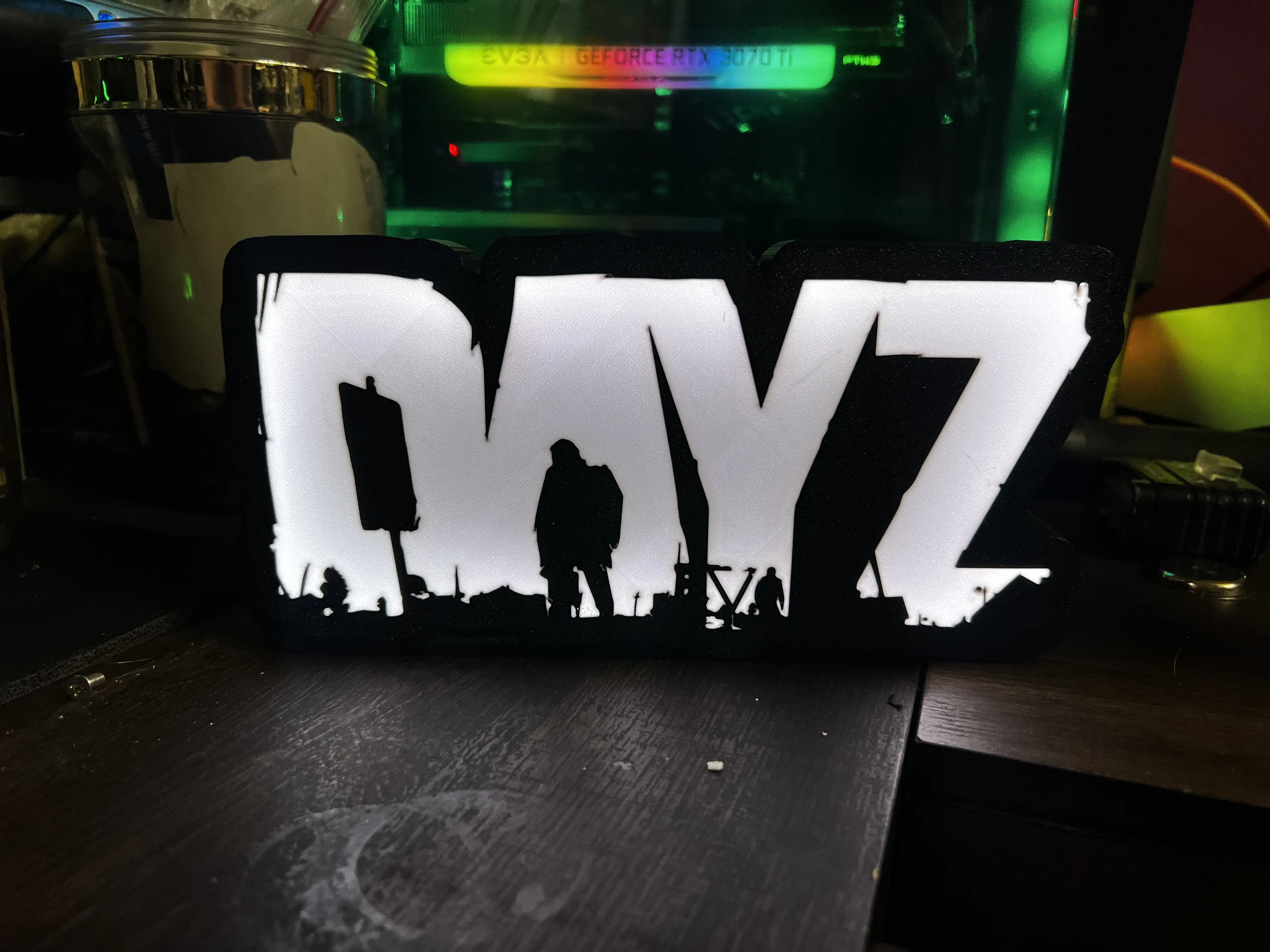 Dayz Light box - Dayz Survival Video Game Decor