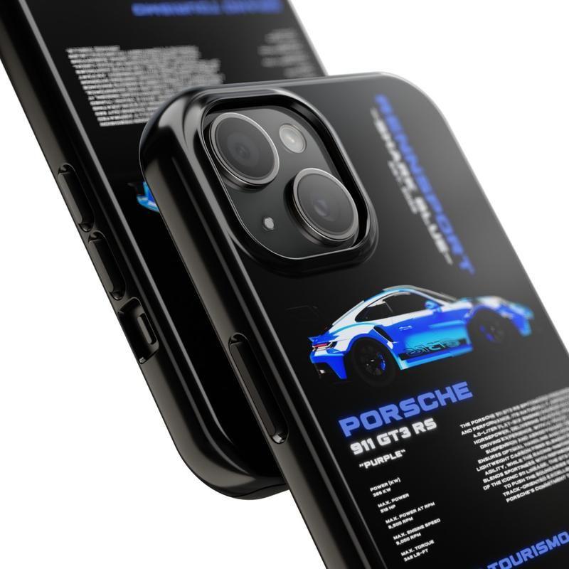 Blue Porsche GT3 RS Phone Case/ Porsche Gift/ Porsche Phone Cover/ GT2 RS/ Porsche iPhone Case Compatible with iPhone 7, 8, X, 11, 12, 13, 14, 15, 16 17 & Samsung Galaxy S21, S22, S23 & S24 S25 series