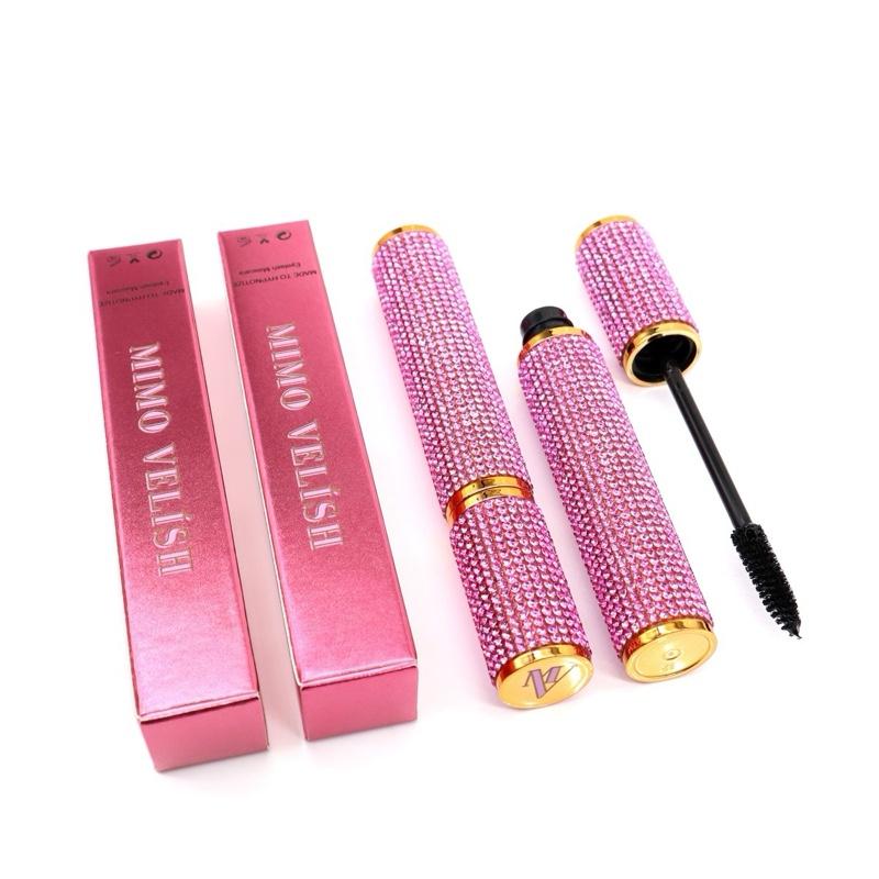 Mimo Velish The Mascara - Made To Hypnotize Eyelash Mascara with Pink Bling Design and Packaging