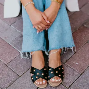 Foldable Flat Sandals Open Toe No Heel Sandals