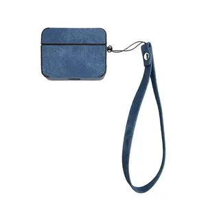 AirPods Pro 2/3/1 TPU Protective Case - Denim Pattern - Anti-Lost Durable Headphone