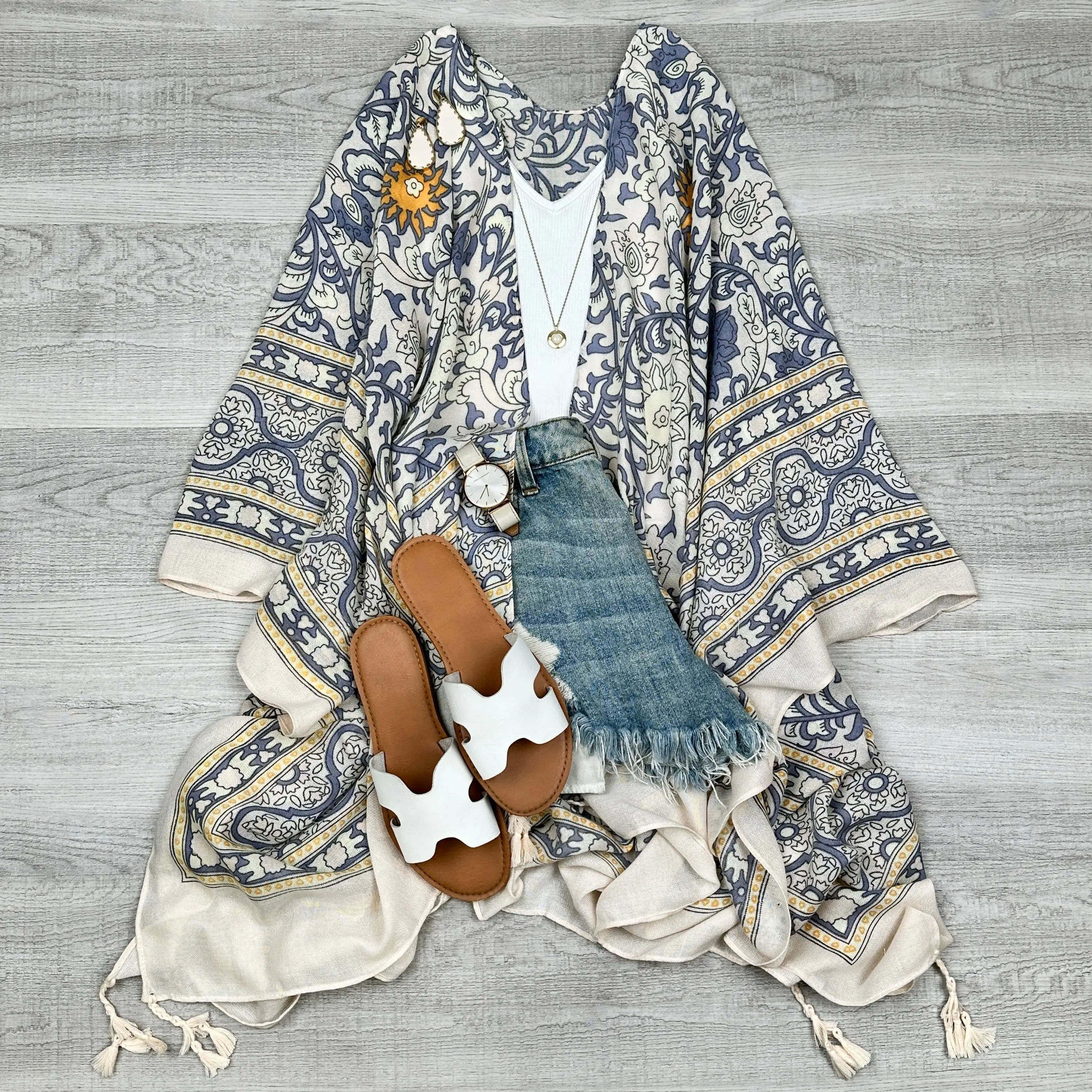 Morocco Tassels Kimono Morocco Tassels Kimono