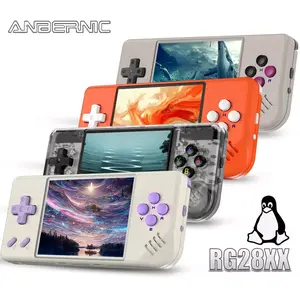 ANBERNIC RG28XX Retro Handheld Game Console 2.83-inch IPS Screen Linux OS Built-in 3100mAH Battery 32G TF Card Support 2.4G Wireless and Wired Controller,HDMI Output TV, Vibration Motor