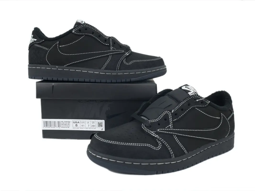 All‑Black Contrast Stitching Classic Low Cut Casual Board Shoes Unisex Breathable Full Suede Upper Wear Resistant Black Rubber Sole For Daily Commute