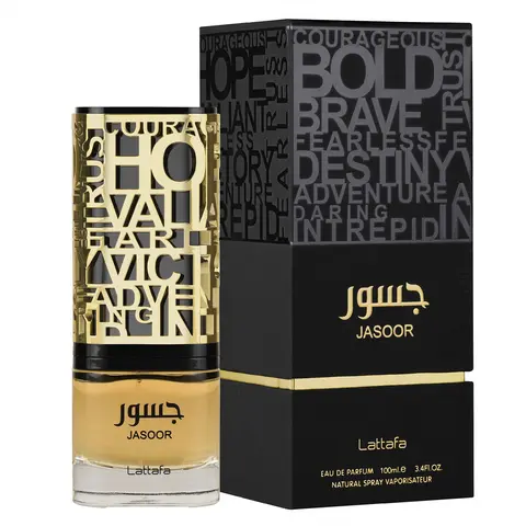 Lattafa Jasoor for Men Eau de Parfum Spray, 3.4 Ounce