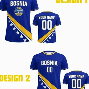 Personalized Bosnia Soccer Jersey | Bosnia and Herzegovina Gifts | Custom Name + Number Shirt