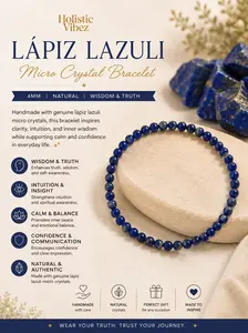 Lapiz Lazuli Micro Crystal Bracelet