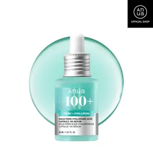 [Anua Official Shop] PDRN Hyaluronic Acid Capsule 100 Serum 1.01 fl. oz.(30ml) | Hyaluronicacid, Radiant Plumping Serum, Korean skincare, Facial serum, Hydrate, Lightweight