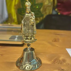 Campana de oshun - Decorative Bell with Intricate Design and Gold Acc