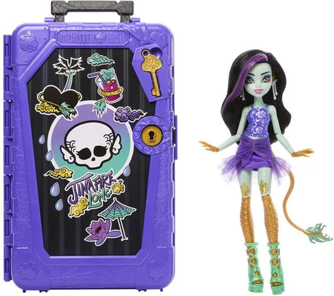 Monster High Skulltimate Secrets: Gore-Geous Oasis Jinafire Long Doll & Playset  [COLLECTIBLES] Paper Doll, Collectible