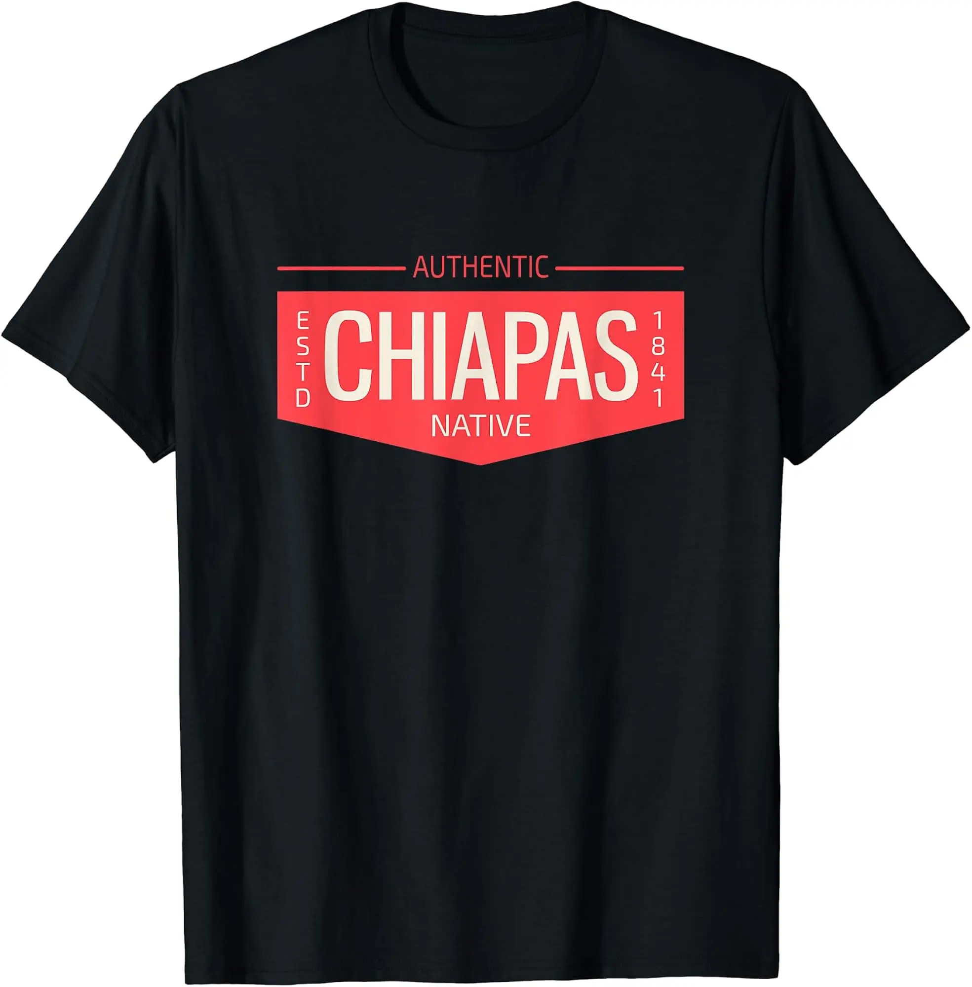 Chiapas Native Mexico Flag Mexican Patch Chicano Logo T-Shirt Pride Mexican State Graphic tee, Hoodie for men women Graphic Casual  S-3XL Crewneck Fabric