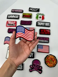 Wavy USA Flag Iron On Patch| America | Wavy USA Flag | Hat Bar| Foruth of July | Labor Day