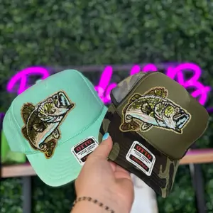 Sequin Bass Trucker Hat