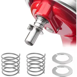 2 Pack 304 Stainless Steel Spring and Washer for  Mixers 3.5 Quarts to 7 Quarts - Quick Install Spring and Washer