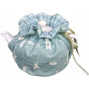 Easter Tea Cozies, Cotton Vintage Floral Teapot Dust Cover Tea Cosy, Kitchen Home Decorative Tea Pots Cozy with Insulation Pad for Housewife, Friend, Mom