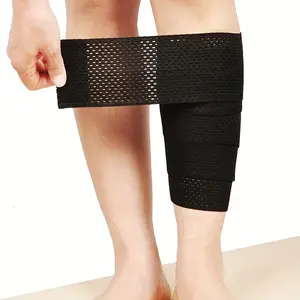 Elastic Wrap Sports Compression Bandage, Velcro Athletic Support Brace, Running Basketball Leg Strap, Unisex Training Ankle Protector