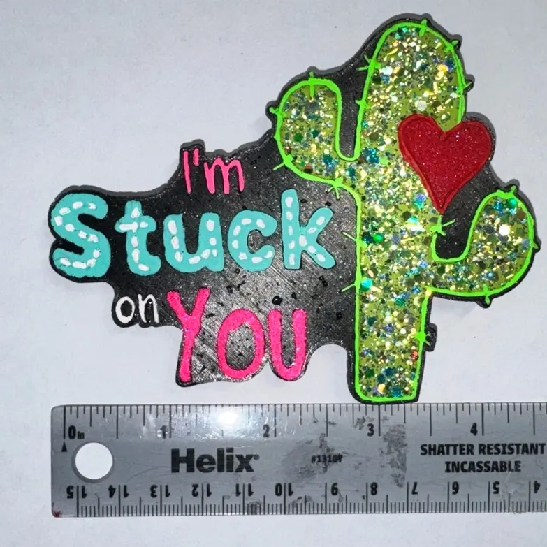 Cute “I’m Stuck on You” Cactus Air Freshener for Car or any Small Spaces Car Accessory