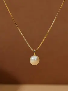 Faux Pearl Decorated Pendant Necklace for Women for Gift, Clavicle Matching Necklace, Elegant All-match Fashion Accessories for Daily Wear, Faux Pearl Jewelry