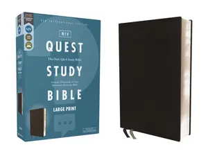 NIV, Quest Study Bible, Comfort Print: The Only Q and A Study Bible