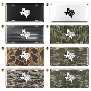 Made in Texas License Plate, 12 x 6 Aluminum Vanity Tag, Lone Star Native Gift, Country Truck Accessories