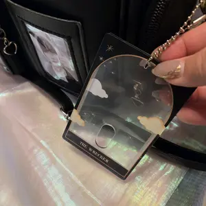 Keychains - “Wanted: Bias Wrecker” Acrylic Photocard Holder | Kpop One-Sided Display Frame