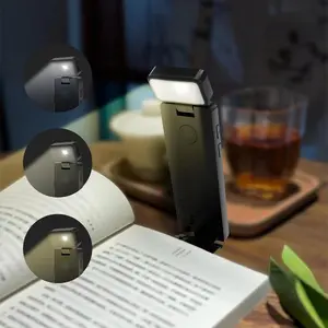 AIR U Clip-on Reading Light – Rechargeable, 3-Color & 5-Level Dimmable, Portable Bookmark LED Lamp for Bedroom, Travel & Late-Night Reading